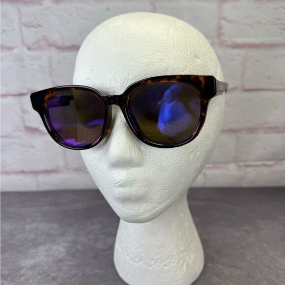 Gucci GG1237SA Tortoise Shell Sunglasses Unisex Square Shape - Picture 3 of 12